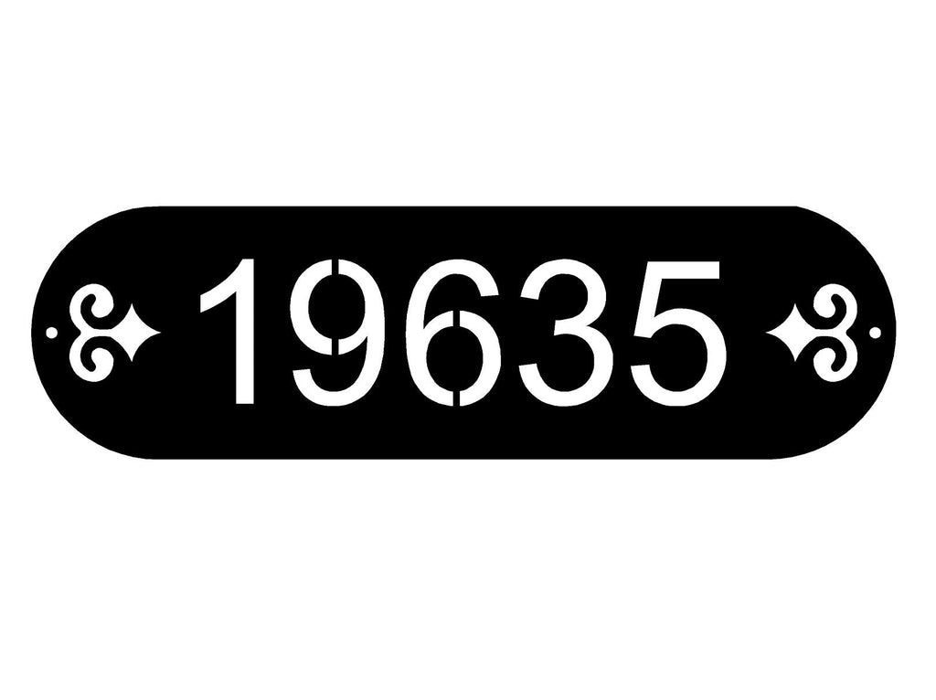 Imperial Metal Address Sign